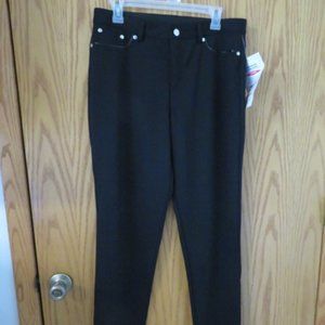 Women with Control Regular Ponte di Roma Knit Pants